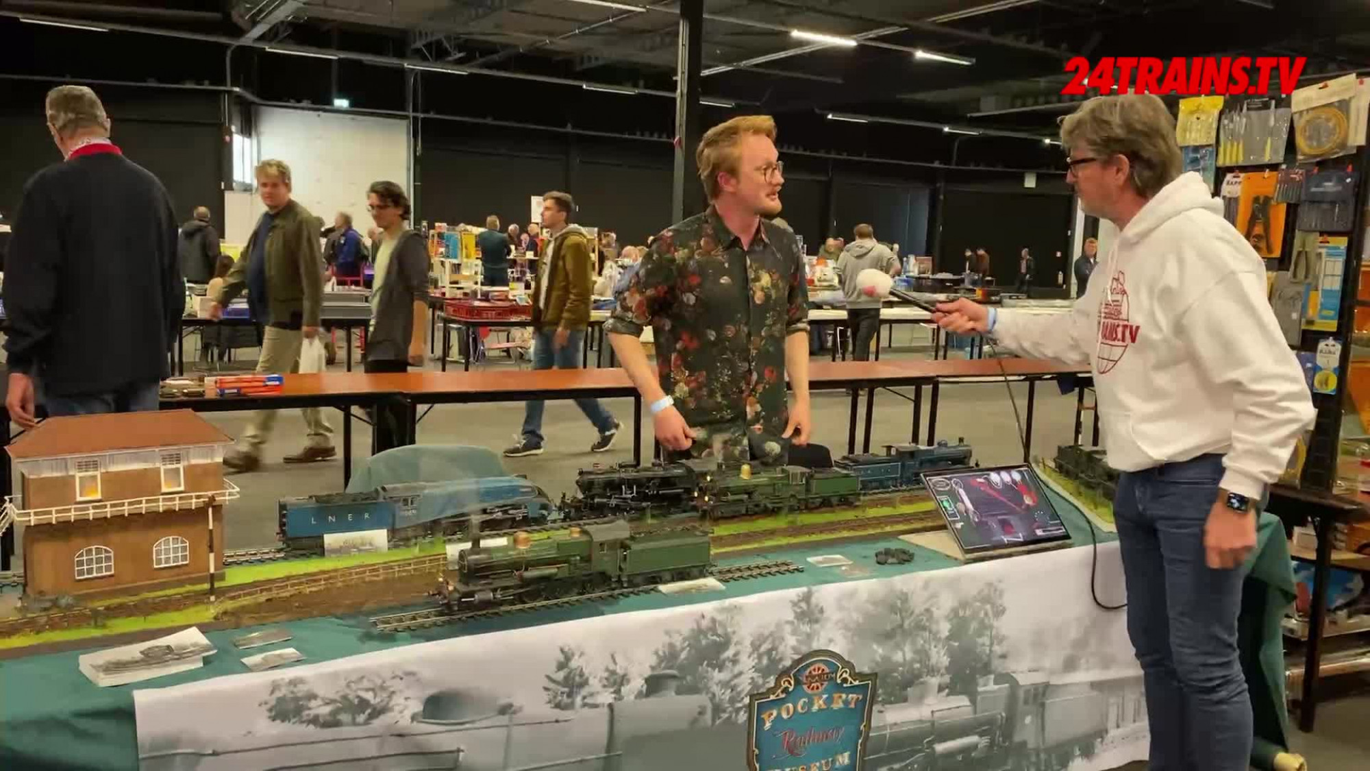 24Trains.tv 24Trains.tv report modelspoorbeurs Houten (NL)